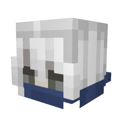 MiasaurusRex Minecraft avatar head, 3D render