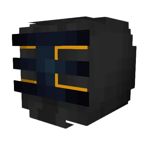 Miaulice Minecraft avatar head, 3D render