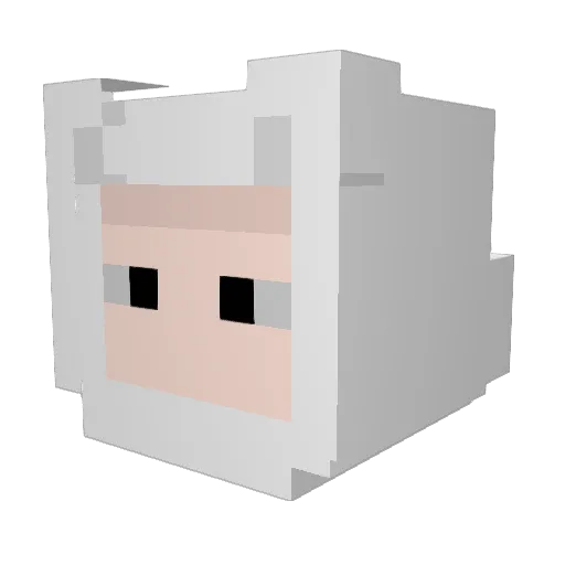 MicaelsD Minecraft avatar head, 3D render
