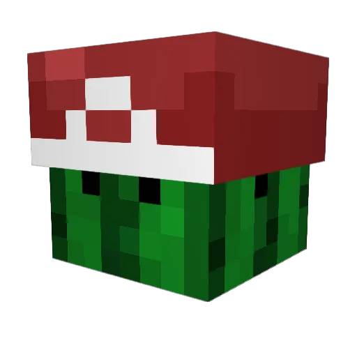 Micag Minecraft avatar head, 3D render