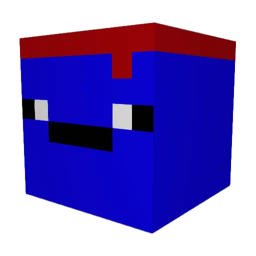 Micah013 Minecraft avatar head, 3D render