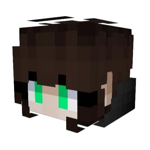 Micah_KGaming Minecraft avatar head, 3D render