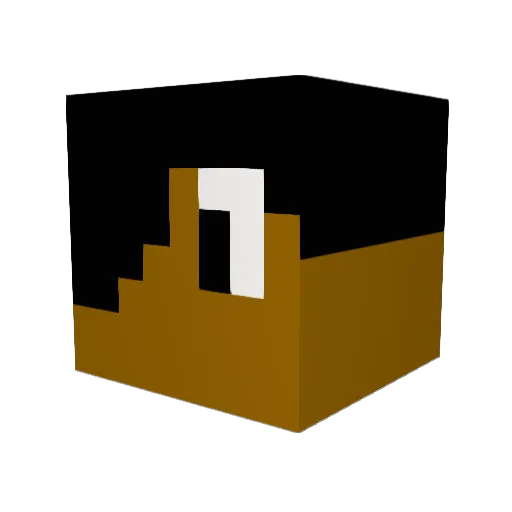 Micahmic Minecraft avatar head, 3D render