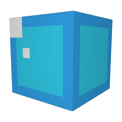 Mice11 Minecraft avatar head, 3D render