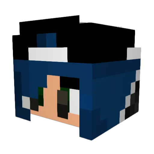 MiceFTW Minecraft avatar head, 3D render