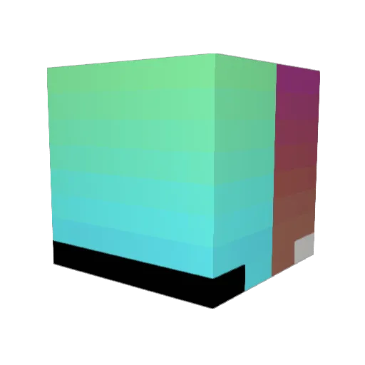 Mich3l_ Minecraft avatar head, 3D render
