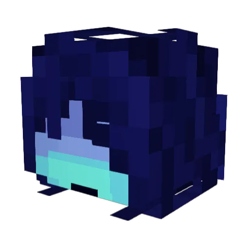 MichO3 Minecraft avatar head, 3D render
