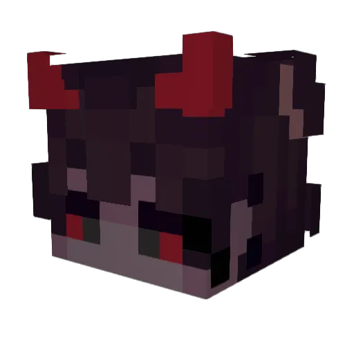 Micha1104 Minecraft avatar head, 3D render
