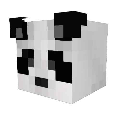 Micha2710 Minecraft avatar head, 3D render