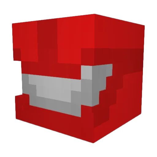MichaHil Minecraft avatar head, 3D render