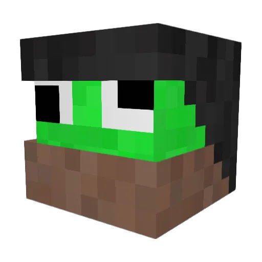 MichaderMaulwurf Minecraft avatar head, 3D render