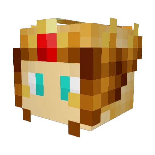 Michael121227 Minecraft avatar head, 3D render