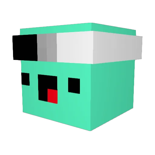 Michael121407 Minecraft avatar head, 3D render