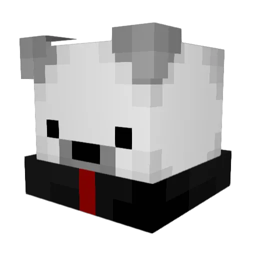Michael1532 Minecraft avatar head, 3D render