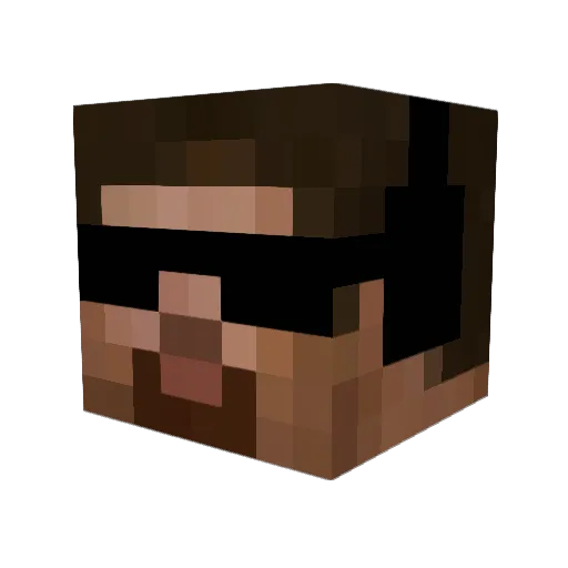 Michael200696 Minecraft avatar head, 3D render