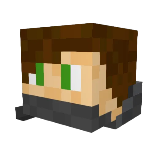 Michael2197 Minecraft avatar head, 3D render