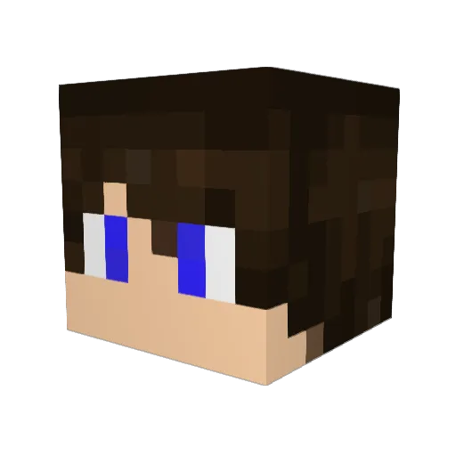 Michael23087 Minecraft avatar head, 3D render