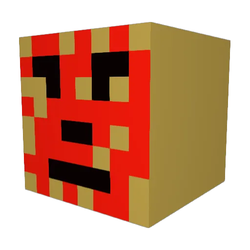Michael2848 Minecraft avatar head, 3D render