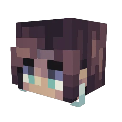Michael2987 Minecraft avatar head, 3D render