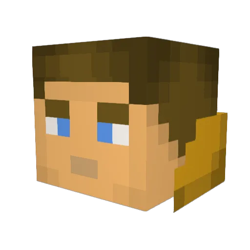 Michael4261 Minecraft avatar head, 3D render
