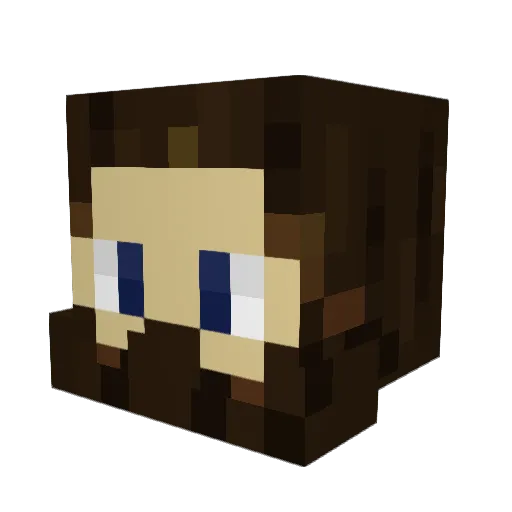 Michael5563 Minecraft avatar head, 3D render