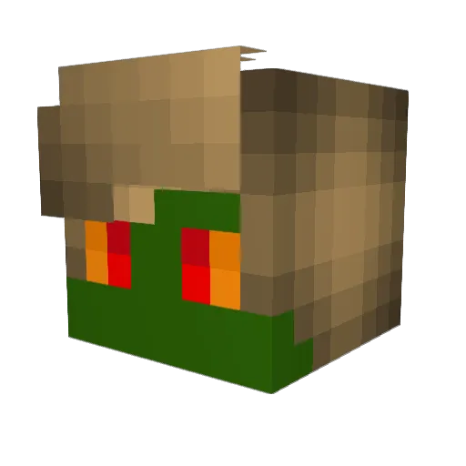 Michael6000 Minecraft avatar head, 3D render