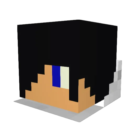 Michael6655 Minecraft avatar head, 3D render