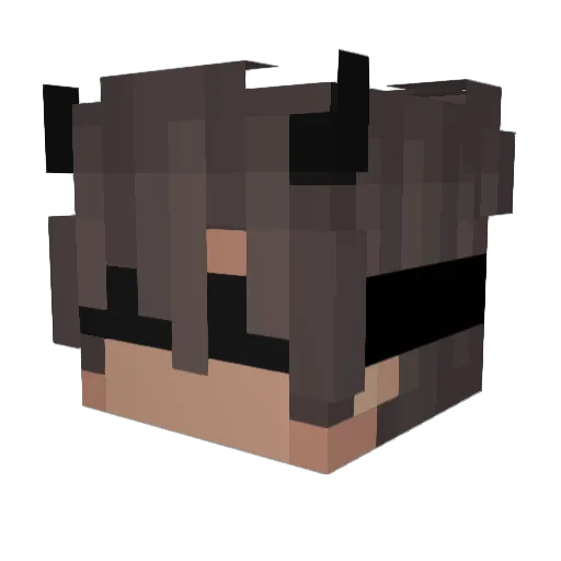 Michael704k Minecraft avatar head, 3D render