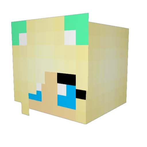 MichaelANaz Minecraft avatar head, 3D render