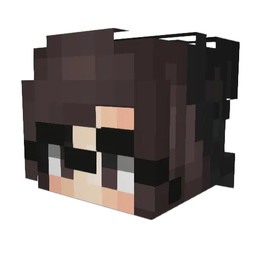 MichaelAldriel Minecraft avatar head, 3D render
