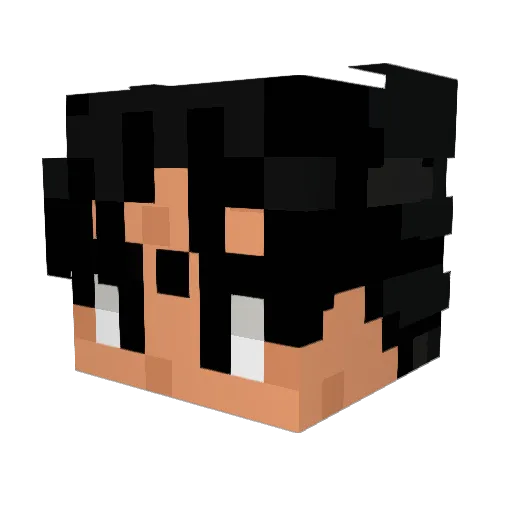 MichaelAstrea Minecraft avatar head, 3D render