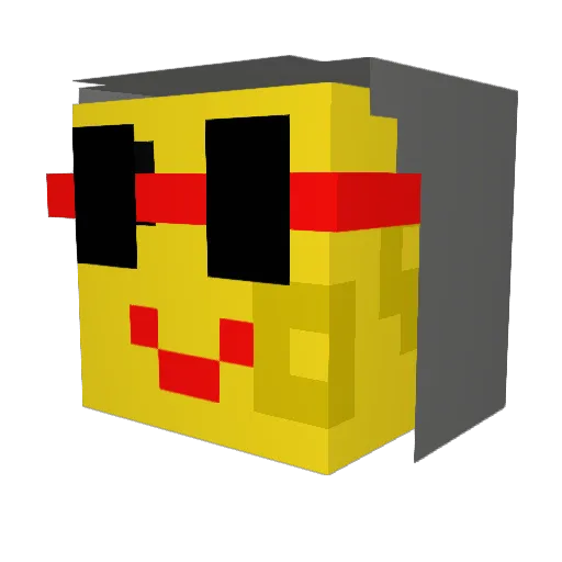MichaelB141 Minecraft avatar head, 3D render