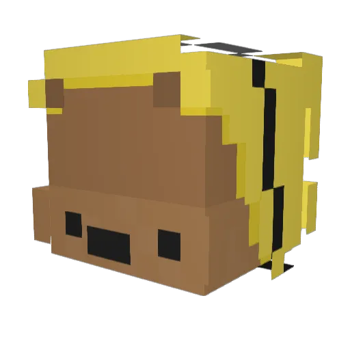 MichaelBonitov2 Minecraft avatar head, 3D render