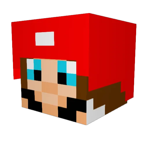 MichaelBrittner Minecraft avatar head, 3D render