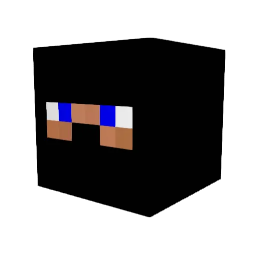 MichaelDOP Minecraft avatar head, 3D render