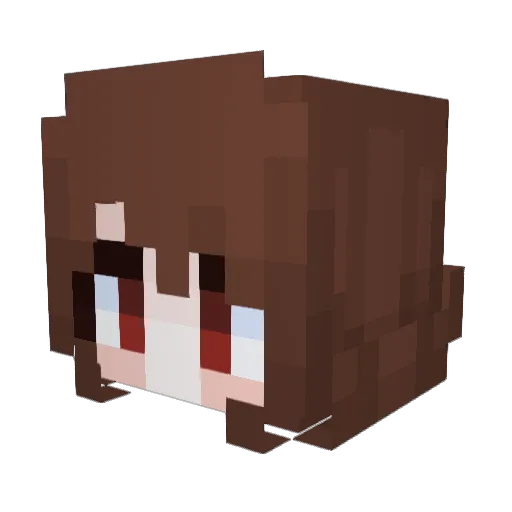 MichaelDoemer Minecraft avatar head, 3D render