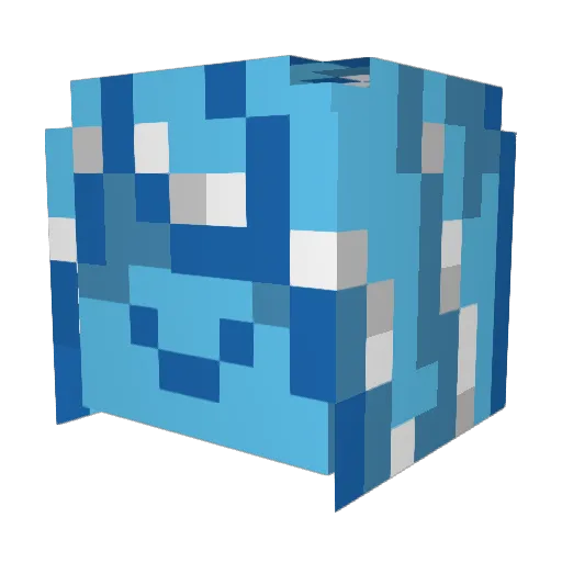 MichaelDoesThing Minecraft avatar head, 3D render