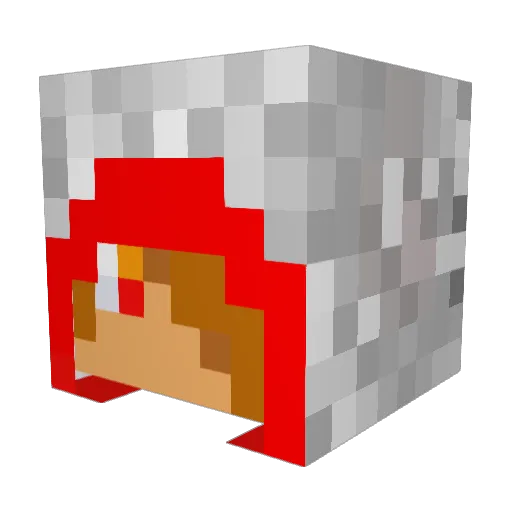 MichaelG118 Minecraft avatar head, 3D render