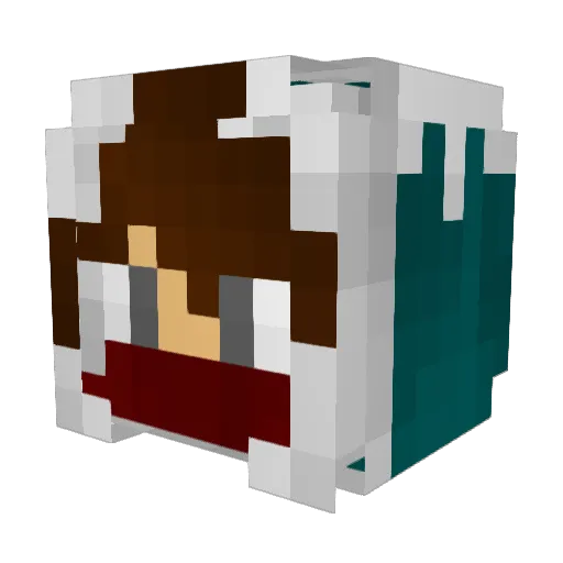 MichaelGeim Minecraft avatar head, 3D render