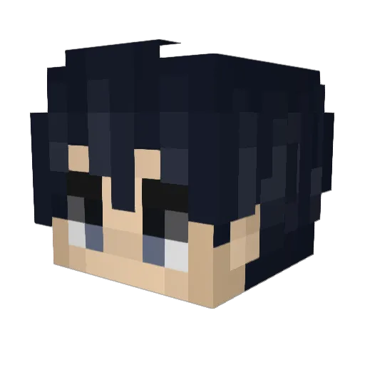 MichaelJR_816 Minecraft avatar head, 3D render