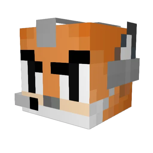 MichaelJStone Minecraft avatar head, 3D render