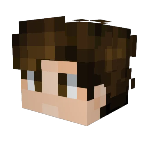 MichaelLannister Minecraft avatar head, 3D render