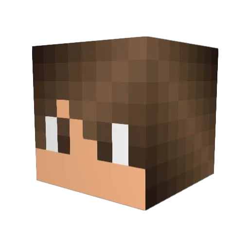 MichaelQC Minecraft avatar head, 3D render