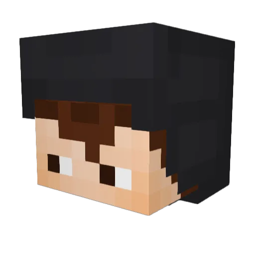 MichaelSmolik Minecraft avatar head, 3D render