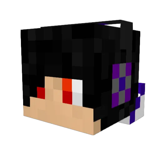 MichaelWP2 Minecraft avatar head, 3D render