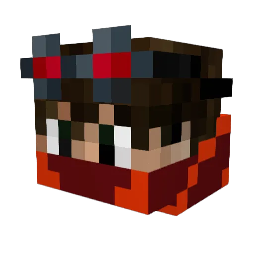 Michael_Angel Minecraft avatar head, 3D render
