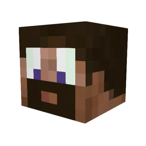 Michael_Ellis Minecraft avatar head, 3D render