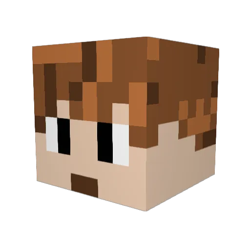 Michael_I Minecraft avatar head, 3D render