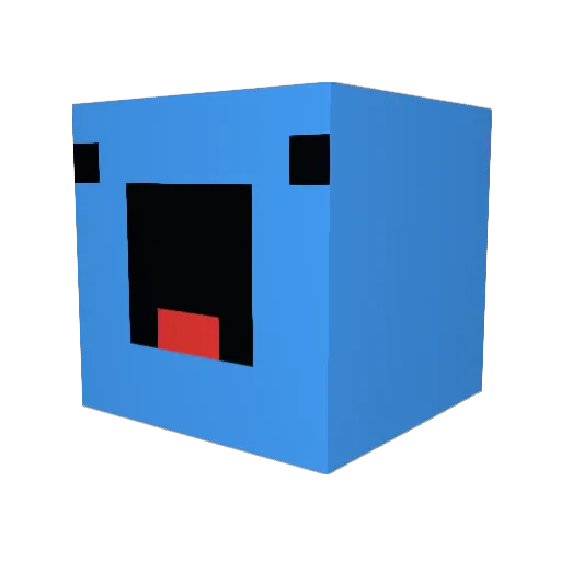 Michael_______ Minecraft avatar head, 3D render