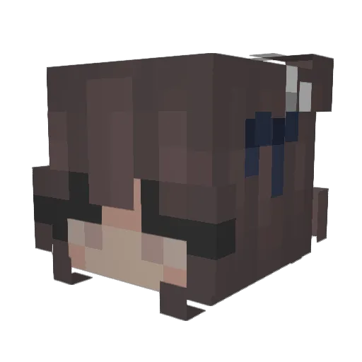MichaelaPap08 Minecraft avatar head, 3D render